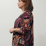 Μπλούζα Plus size εμπριμέ