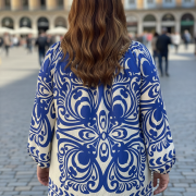 Μπλούζα Μεγάλων Μεγεθών με Κορδόνι | Plus Size Άνεση & Στυλ