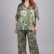 Σατέν Παντελόνα Μεγάλων Μεγεθών με Λάστιχο – Εντυπωσιακή & Άνετη