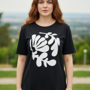 Μπλούζα Plus size με τύπωμα