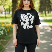 Μπλούζα Plus size με τύπωμα