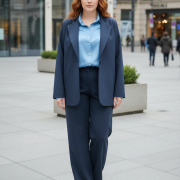 Γυναικείο Κοστούμι Plus Size – Διαχρονική Κομψότητα & Επαγγελματικό Prestige