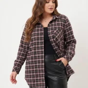 Μεγάλα Μεγέθη Ζακέτες-Πουκάμισα – Καρό Overshirt Must του Χειμώνα 2027